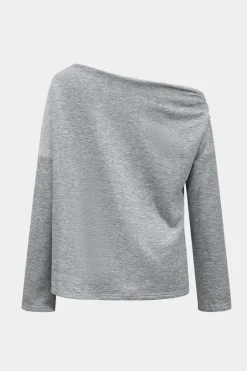 MICAS T-Shirts-Asymmetrical Long Sleeve T-Shirt