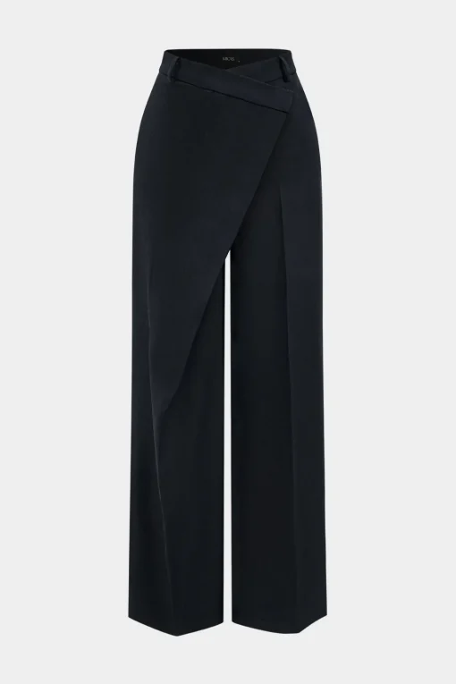 MICAS Pants-Asymmetrical Wide Leg Trousers
