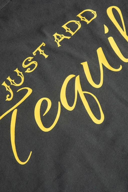 MICAS T-Shirts-Basic Letter Print T-Shirt GRAY