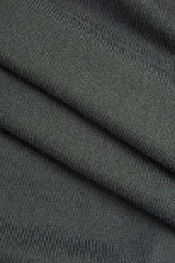 MICAS T-Shirts-Basic Letter Print T-Shirt GRAY