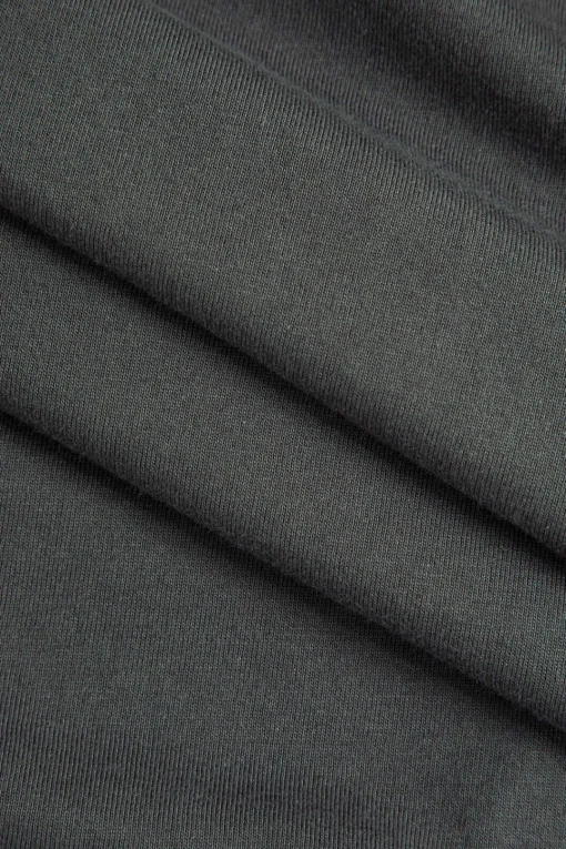MICAS T-Shirts-Basic Letter Print T-Shirt GRAY