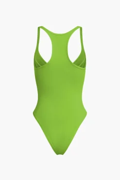 MICAS Bodysuits|Corset & Bustier Tops-Basic Solid Deep-V Neck Bustier Bodysuit