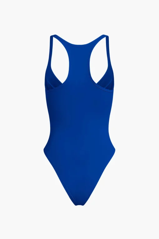 MICAS Bodysuits|Corset & Bustier Tops-Basic Solid Deep-V Neck Bustier Bodysuit