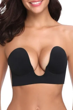 MICAS Lingerie & Sleepwear-Basic Strapless Nipple Cover BLACK