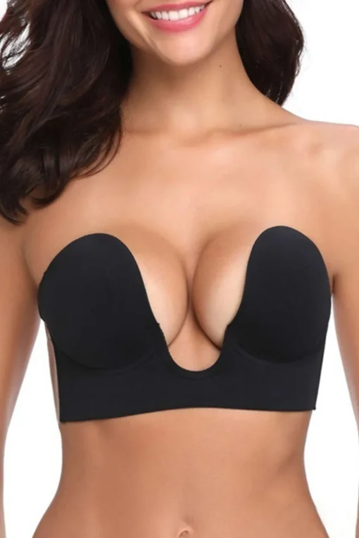 MICAS Lingerie & Sleepwear-Basic Strapless Nipple Cover BLACK