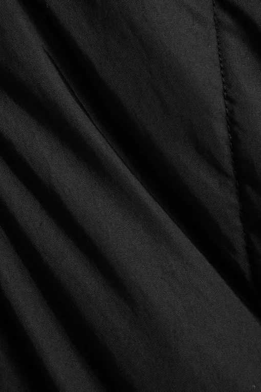 MICAS Outerwear|Outerwear-Belted Padded Vest BLACK