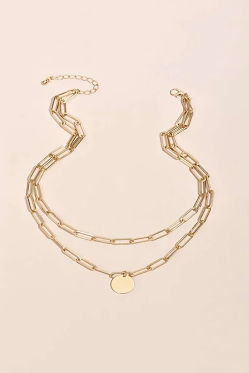 MICAS Necklaces|Accessories-Chain Round Necklace