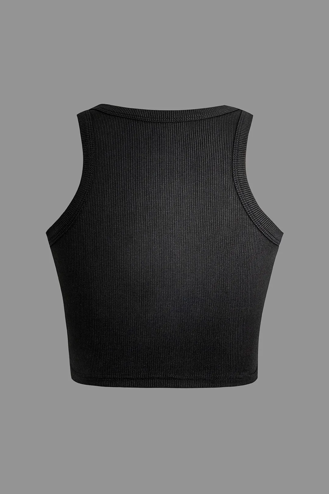 MICAS Short Sets-Color Block Side Slit Waist Short Set BLACK