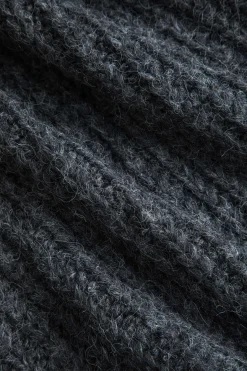 MICAS Knit Tops-Denim Patchwork Pocket Sweater Vest