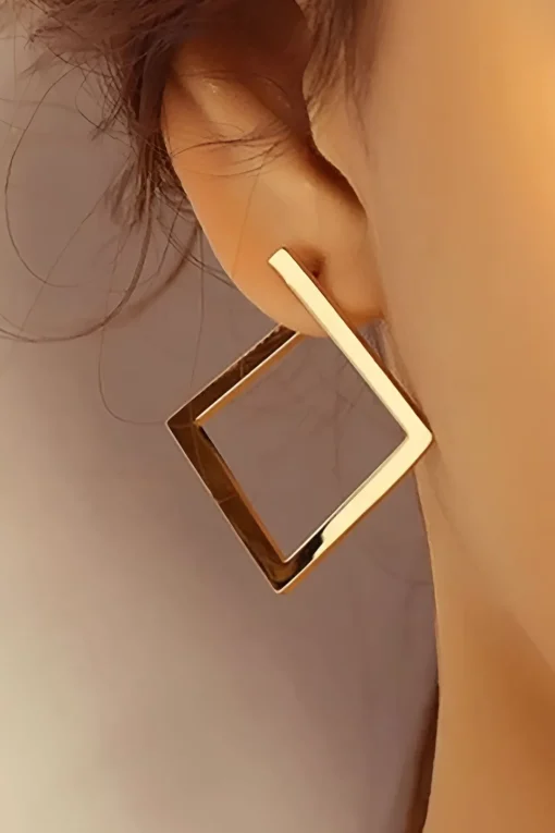 MICAS Earrings|Accessories-Diamond-Shaped Earrings GOLD