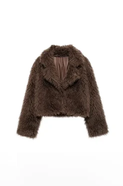 MICAS Outerwear|Outerwear-Faux Fur Jacket