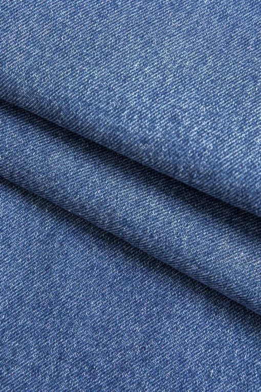 MICAS Jeans-Faux Leather Patchwork Jeans