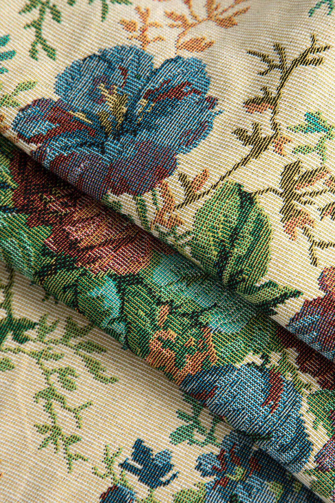 MICAS Skirts-Floral Fringe Zipper Skirt MULTICOLOR