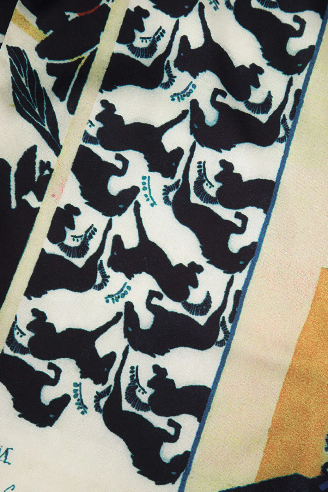 MICAS Pants-Floral Print High Waisted Straight Leg Pants