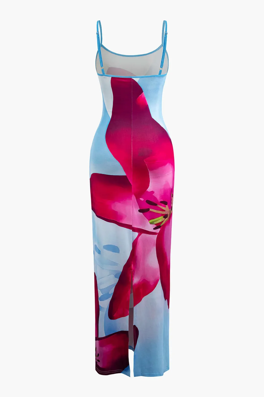 MICAS Maxi Dresses-Floral Print Slip Maxi Dress