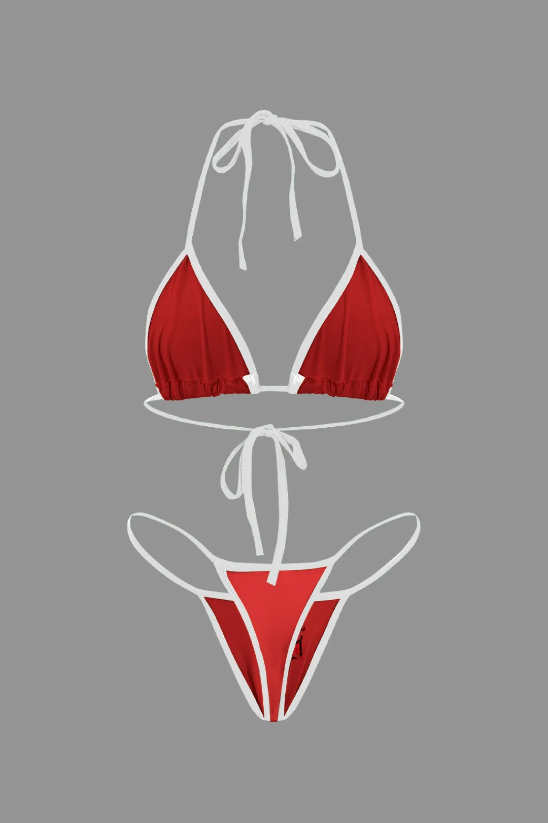 MICAS Swimwear|Vacation Sets-JAMAICA Embroidered Contrast Bikini Set