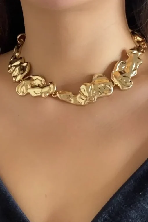 MICAS Necklaces|Accessories-Lava Shape Choker Necklace