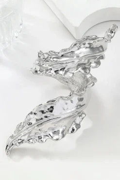 MICAS Bracelets|Accessories-Leaf Cuff Bracelet