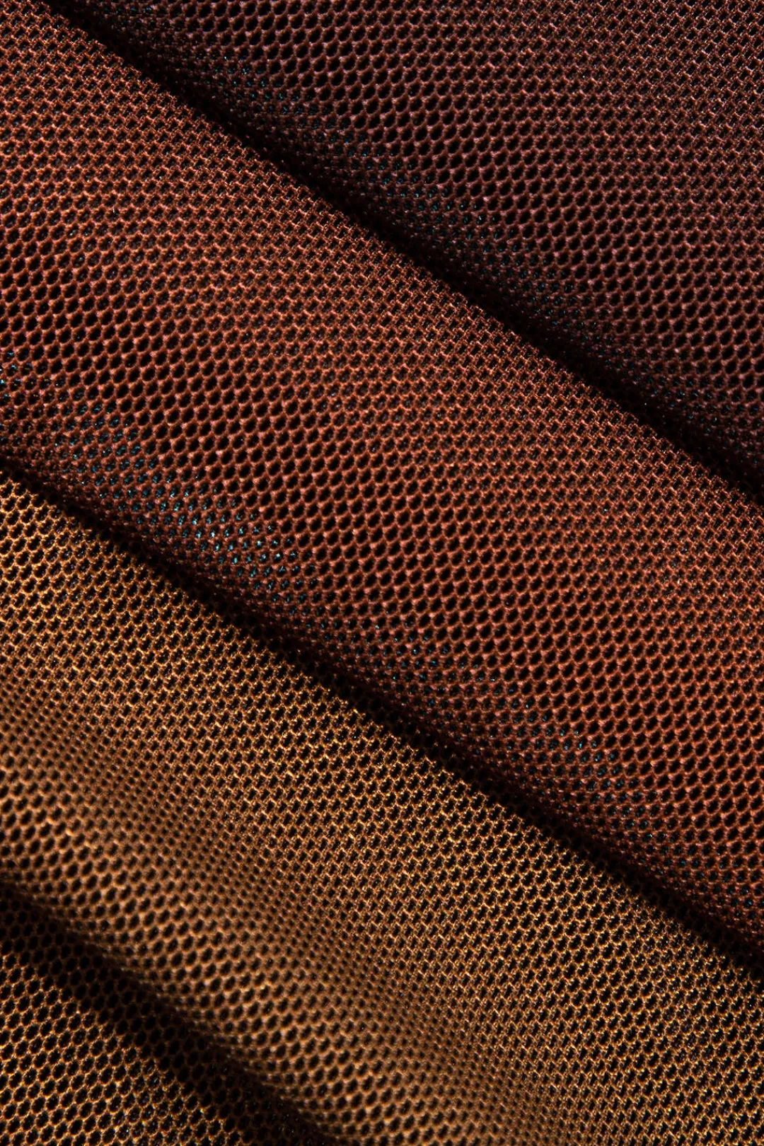 MICAS Maxi Dresses-Ombre Mesh Cowl Neck Cross Strap Maxi Dress MULTICOLOR