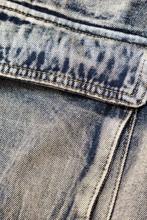 MICAS Jeans|Cargo Pants-Ombre Multi Pocket Wide Leg Cargo Jeans