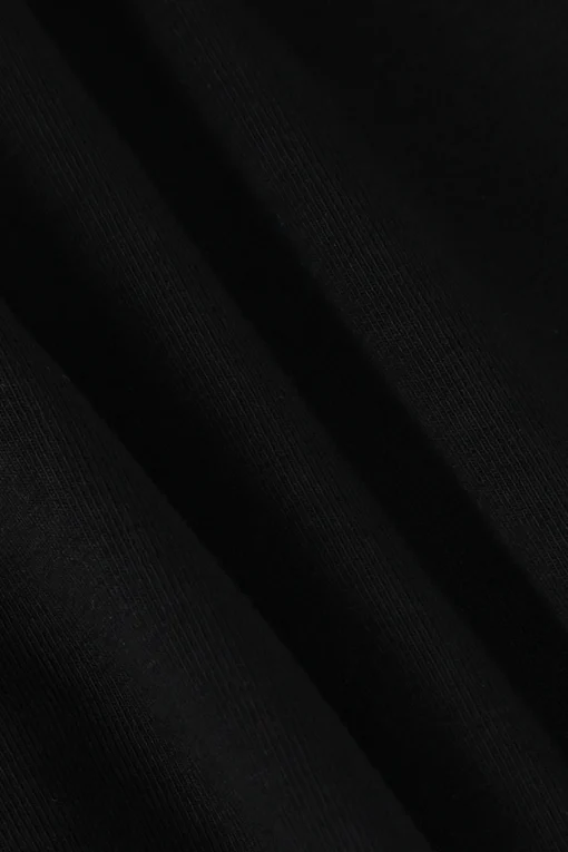 MICAS Long Sleeve Dresses|Mini Dresses-One Shoulder Flared Sleeve Ruched Wrap Mini Dress BLACK