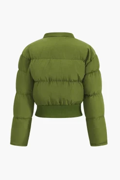 MICAS Outerwear|Outerwear-Padded Patchwork Puffer