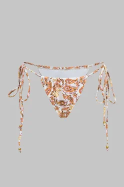 MICAS Swimwear-Paisley Print Tie-Up Bikini Set MULTICOLOR