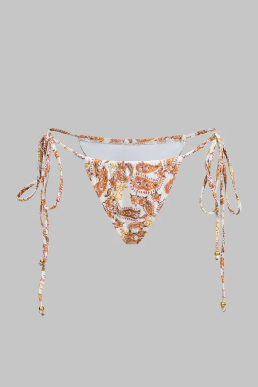 MICAS Swimwear-Paisley Print Tie-Up Bikini Set MULTICOLOR