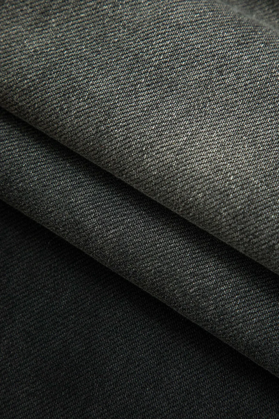 MICAS Jeans-Patchwork Color Block Wide Leg Jeans BLACK