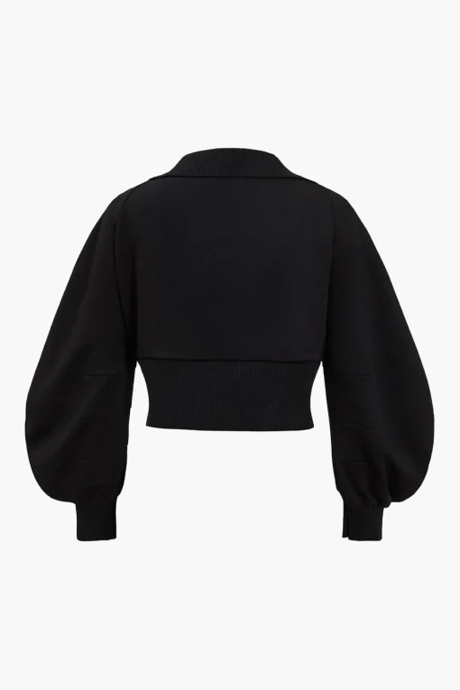 MICAS Outerwear|Outerwear-Patchwork Zipper Denim Outerwear Jacket
