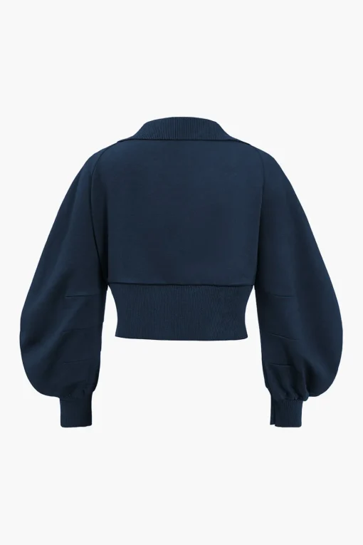 MICAS Outerwear|Outerwear-Patchwork Zipper Denim Outerwear Jacket