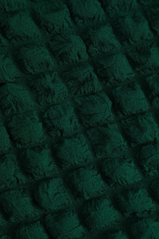 MICAS Mini Dresses-Popcorn Textured Tie Side Mini Dress JADE