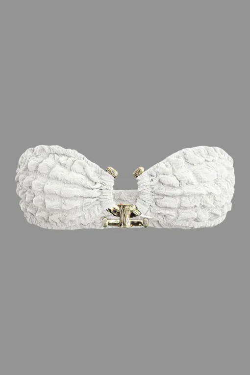MICAS Skirt Sets|Vacation Sets-Popcorn Textured Tube Top And Mini Skirt Set