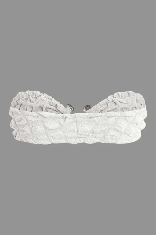 MICAS Skirt Sets|Vacation Sets-Popcorn Textured Tube Top And Mini Skirt Set