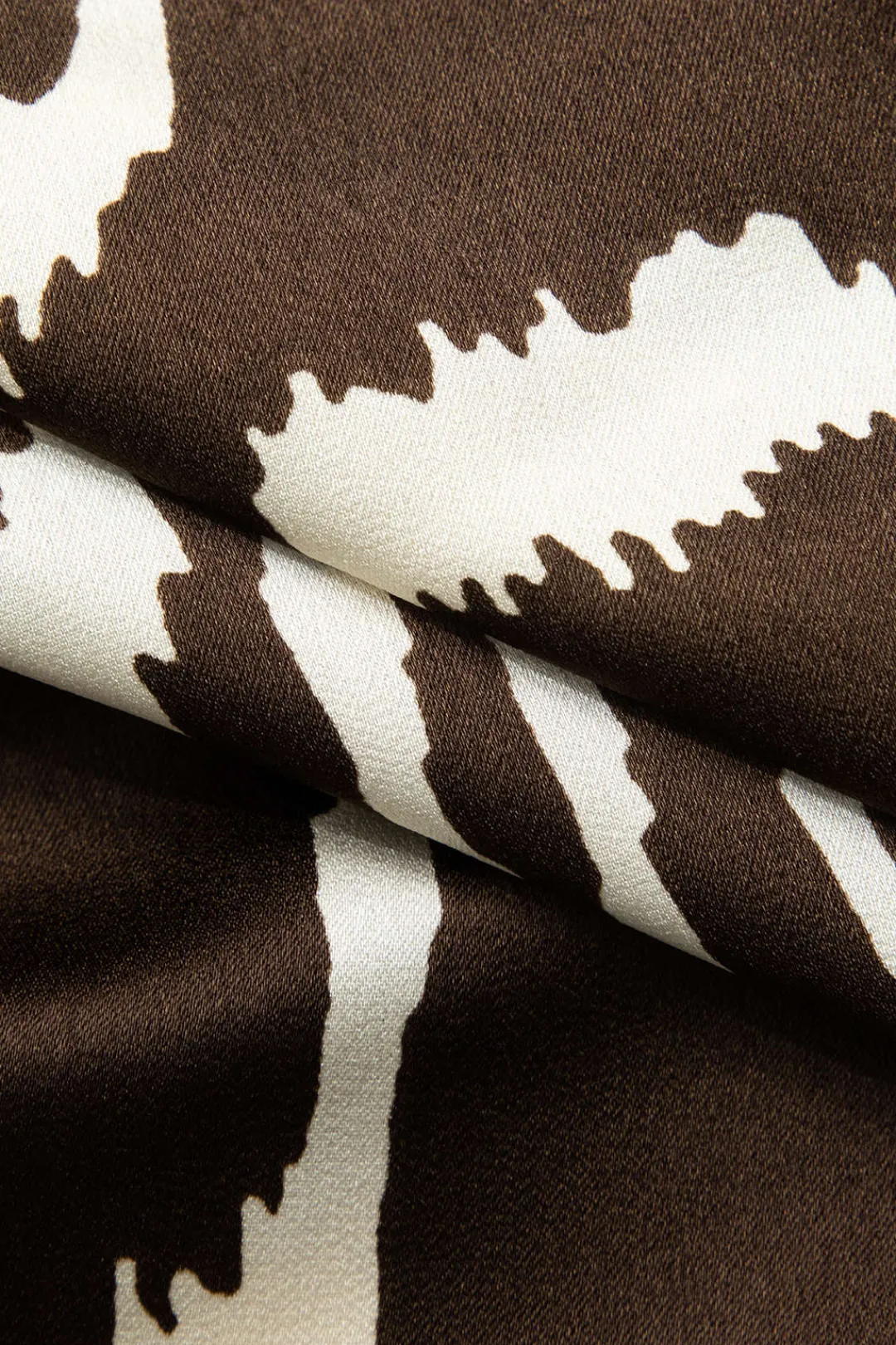 MICAS Long Sleeve Tops|Long Sleeves Tops-Printed V-neck Back Cut Out Crop Blouse MULTICOLOR