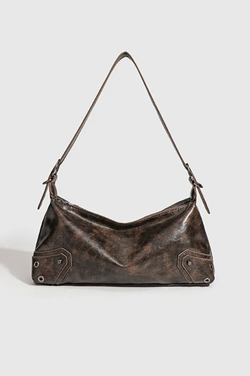 MICAS Bags|Accessories-Retro Design Cross-Body Bag COFFEE