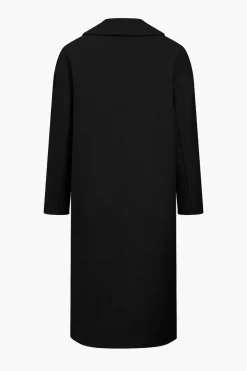 MICAS Outerwear|Outerwear-Solid 100% Wool Button Pocket Coat