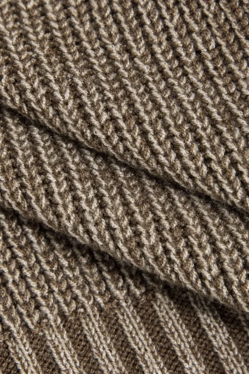 MICAS Knitwear|Knit Tops-Solid Sweater Long-Sleeve Top