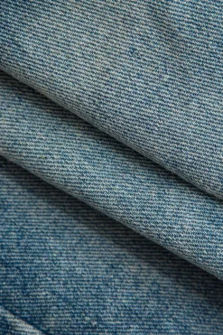 MICAS Skirts-Solid Washed Pocket Zipper Denim Skirt LIGHT WASH BLUE