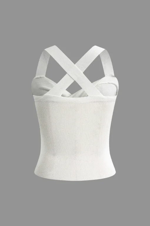 MICAS Tank Tops & Cami-Twist Cross Tank Top