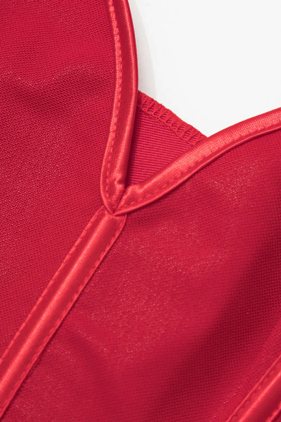 MICAS Tube Tops|Corset & Bustier Tops-V-Hem Tie Back Corset Corset Top