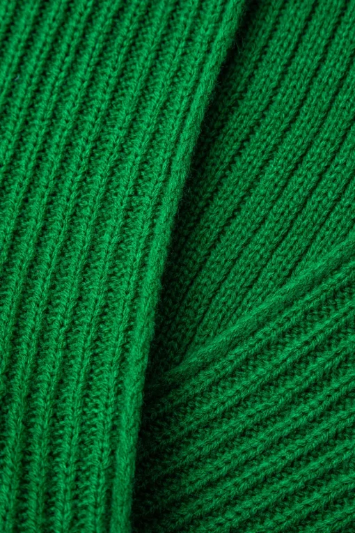 MICAS Knitwear|Knit Sets-V-neck Long Sleeve Sweater And Skirt Set